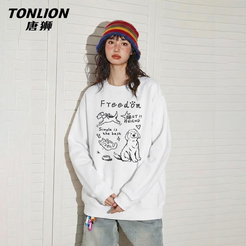 Женская свободная толстовка с длинным рукавом TonLion