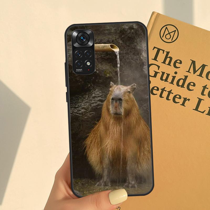 Чехол с изображением капибары для Xiaomi Redmi 10 10A 10C 9 9A 9C 9T Note 11 Pro 10 Pro 9 Pro 8 Pro 10S 11S