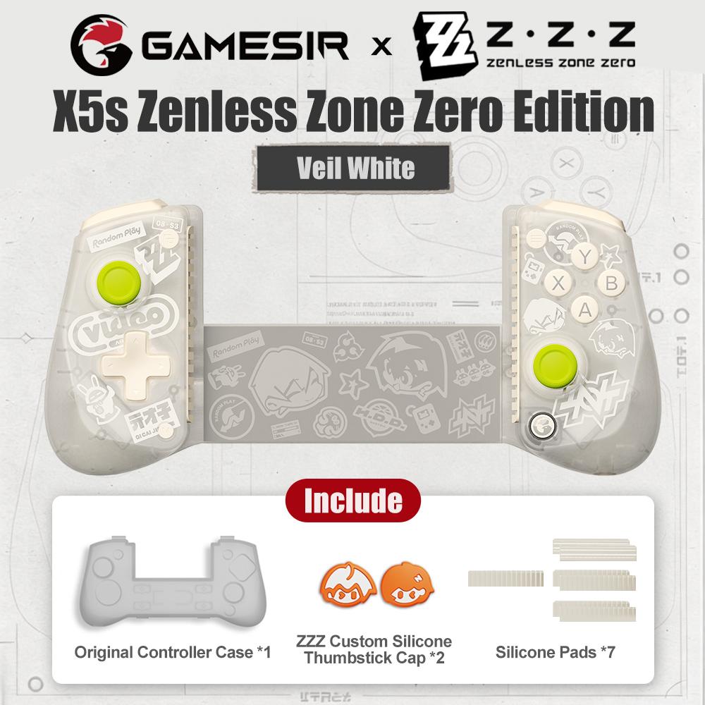GameSir X5s Mobile Gamepad Zenless Zone Zero Edition Android iOS iPAD Mini Phone Controller for Switch 2/1 Hall Effect Sticks 1
