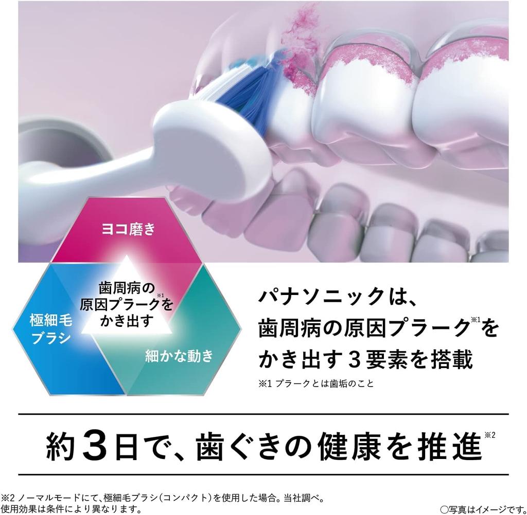 Panasonic Электрическая зубная щетка Doltz Entry Model Blue EW-DL38-A