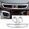 3PCS For Nissan Qashqai J11 X-trail X Trail T32 2014  Car Dashboard AC Air Outlet Vent Ring Frame Cover Trim Part