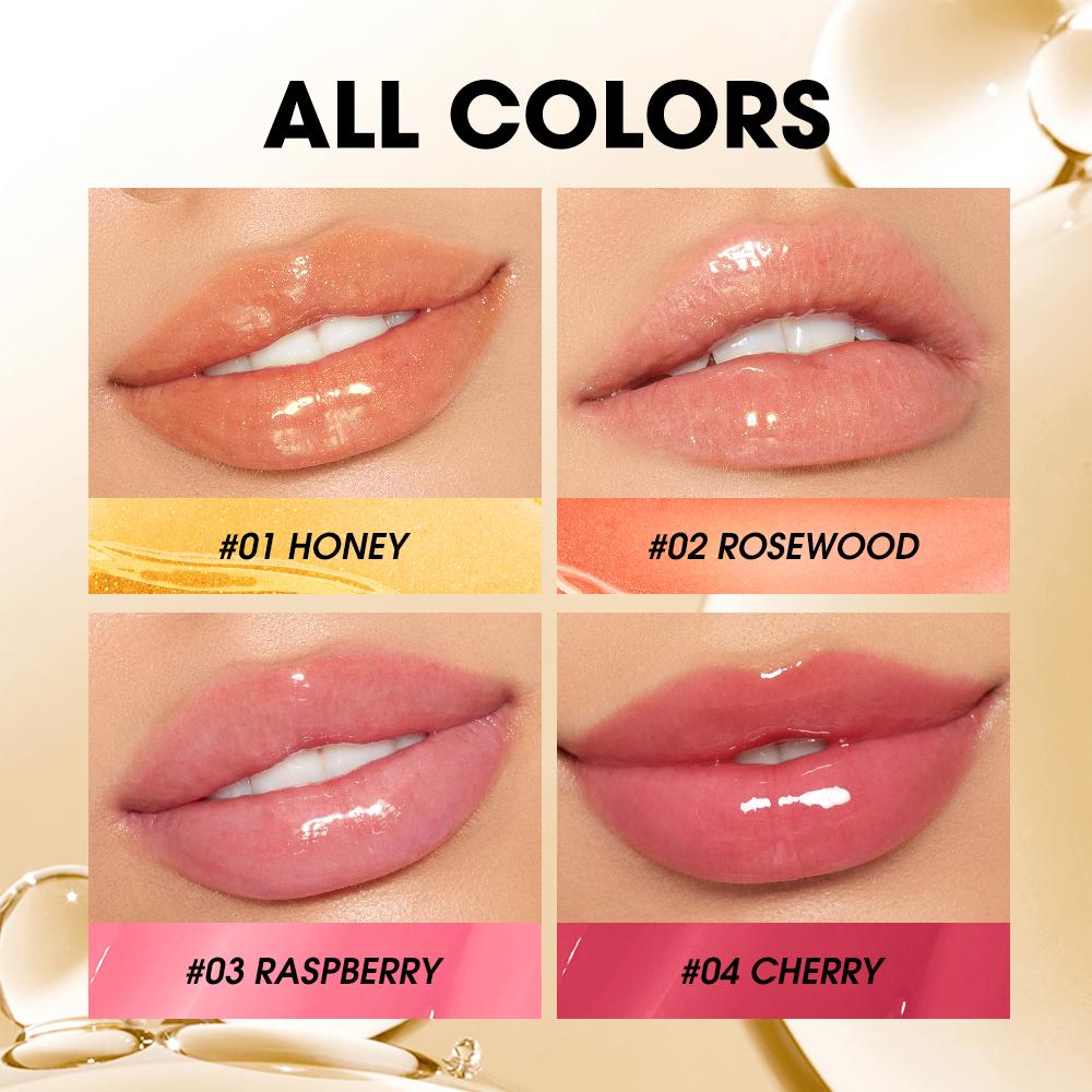 O.TWO.O Lip Oil Gloss Lip Plumper Makeup Hydrating Nonsticky Sexy Water Glossy Glitter Primer Tint Lip Balm Care Cosmetics