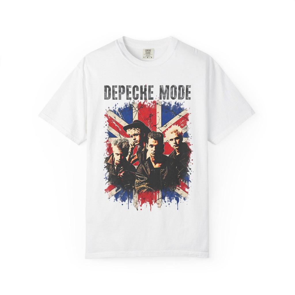 Футболка Depeche Mode, Винтажная футболка группы, Футболка с рок-музыкой, Футболка с альтернативной музыкой, Футболка в стиле готик-рок, Унисекс футболка для концерта, Подарок любителю музыки