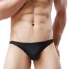 Men Sexy Ultrathin Low Rise Ice Silk Briefs Underwear Bulge Pouch Underpants