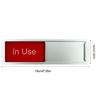 Avaiable or In Use Sliding Door Sign Magnetic Slider Door Indicators Sign Privacy Sign for Bathroom Home Office Restroom