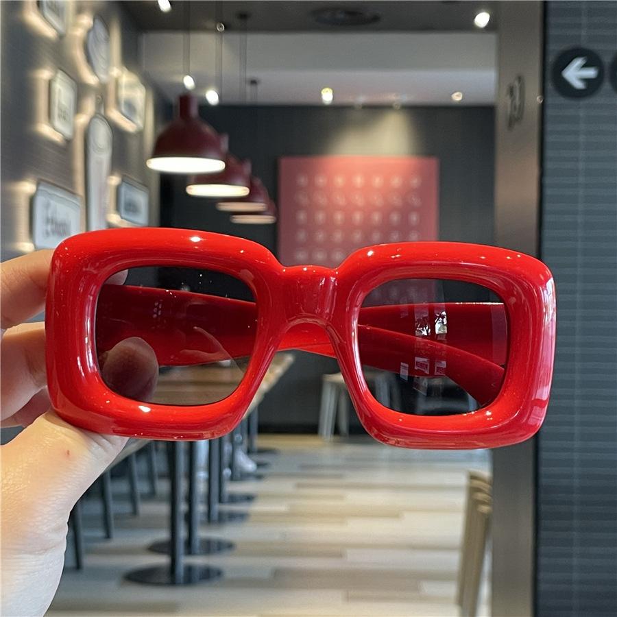 Забавные универсальные детские солнцезащитные очки, детские солнцезащитные очки карамельного цвета, родительско-детские очки с большой оправой, защищающие от ультрафиолета