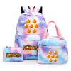 3Pcs/set Anime Dragon Ball Backpack for Girls Boys Back To Schoolbag with Lunch Bag Student Bookbag Men Women Travel Bag Mochila