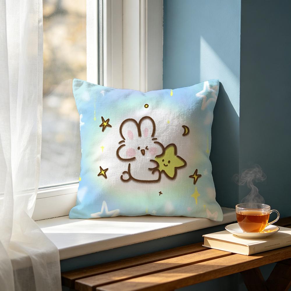 Cartoon AAngel Pet Blast Cushion Cover Cushion Cover Set Pcs x x x Pillowcase Decorative Sofa Home Decor
