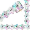 10m Christmas Bulletin Board Borders Classroom Blackboards Snowflake Border Trim Decoration for Poster Boards Decoration