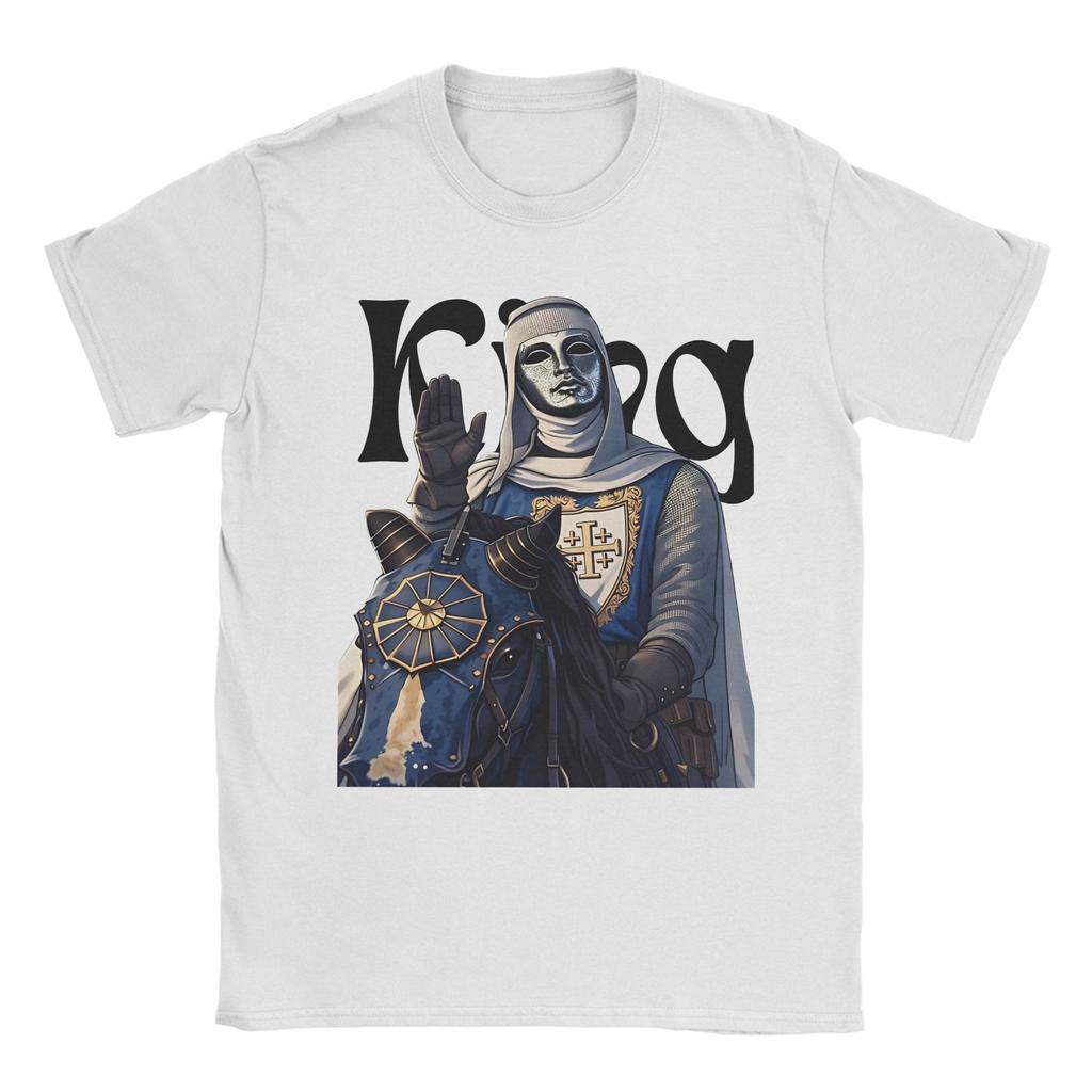 King Baldwin IV Ascendant Graphic Printed T Shirts Unisex Women Pure Cotton Tee Shirt Clothing