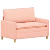 Pink Sofa 126 x 81 x 87.5 cm Fabric
