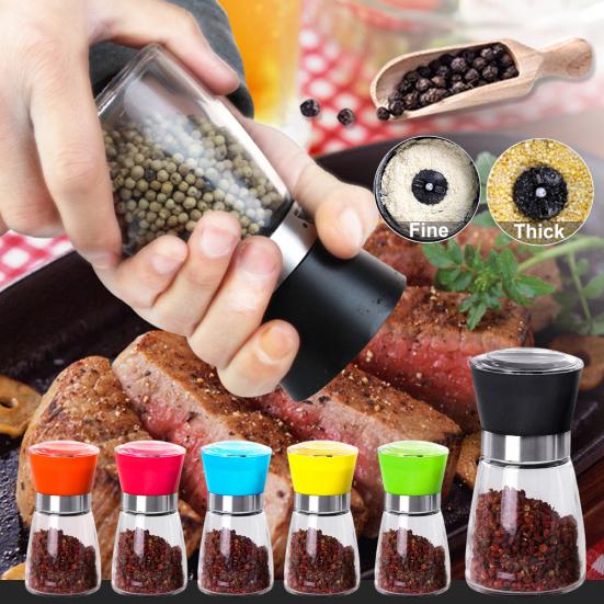 Портативная кухонная шлифовальная машина, держатель для мельницы для соли и перца, контейнер для приправ