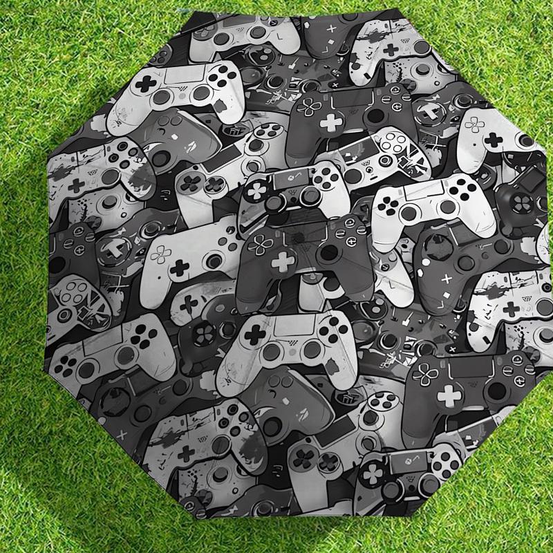 1 шт. Зонт с рисунком в виде геймпада, Автоматическое открытие и закрытие, Высококачественный дорожный зонт, c1128045
