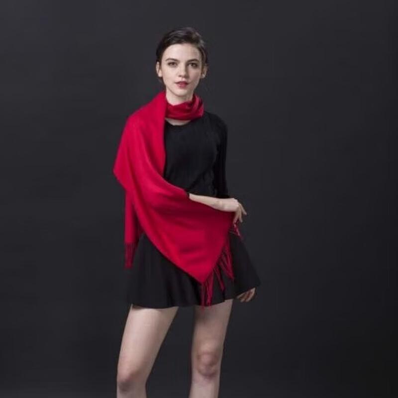 Китайский красный этнический шарф