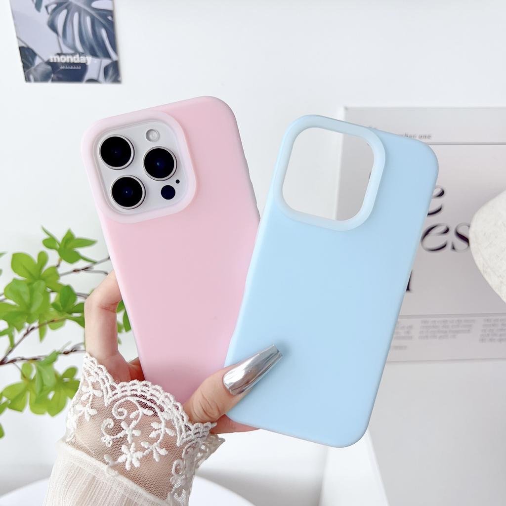 Suitable for Iphone16 Liquid Silicone Jelly Phone Case 14 Anti-drop Apple 15promax Soft Case