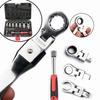 20Pcs/set Flex Head Ratchet Wrench 8mm-19mm Changeable Wrench Ratchets Screwdriver Household Multifunctional Hardware Tools