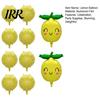 Bridal Shower Lemon Decor 10 Pcs Balloons, Summer Yellow Fruit Foil Balloons for Slice Balloon Themed Birthday Party Supplies, Vacation