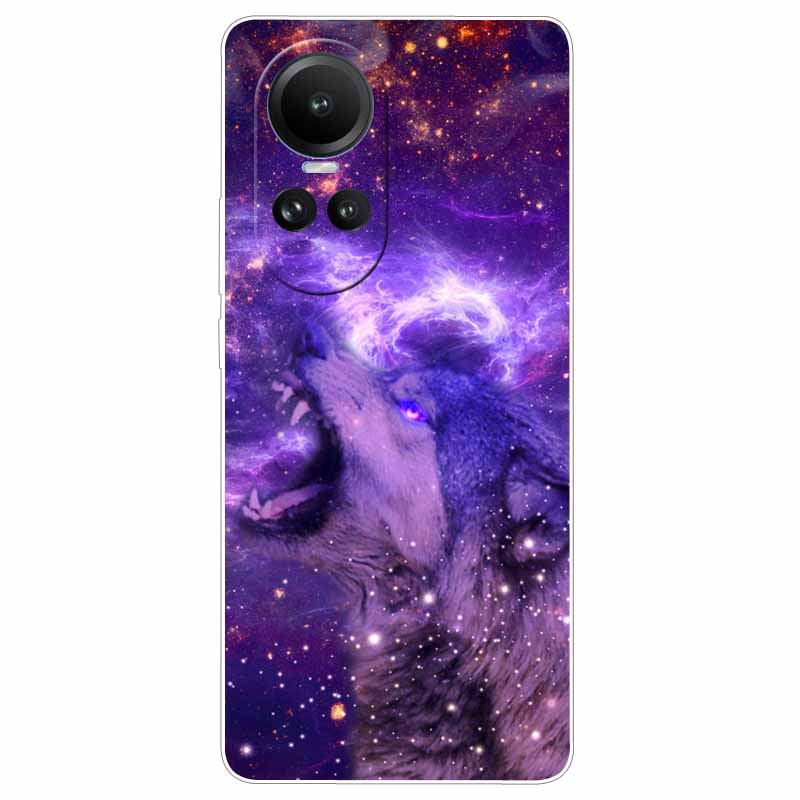 Чехол для Oppo Reno 10 5G CPH2531 Силиконовый Расписной Кот Животные ТПУ Мягкий Мраморный Coque для Oppo Reno10 Pro 5G CPH2525 Чехол для Телефона