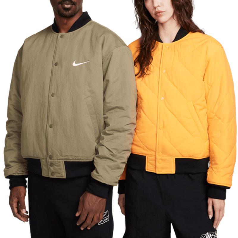 Nike X Stussy Куртки и Пальто Осень/Зима 23 Азиатская Версия Унисекс Армейский Зеленый FJ9154-222