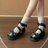 Fashion Comemore Japanese Style Lolita Leather Shoes Fashion Flat Bottom Students Loafers Cute Thick Sole Versatile Girls Single Shoes