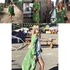 Модная женская шифоновая блузка-кимоно Feitong с цветочным принтом, платье, подходит для пляжных вечеринок