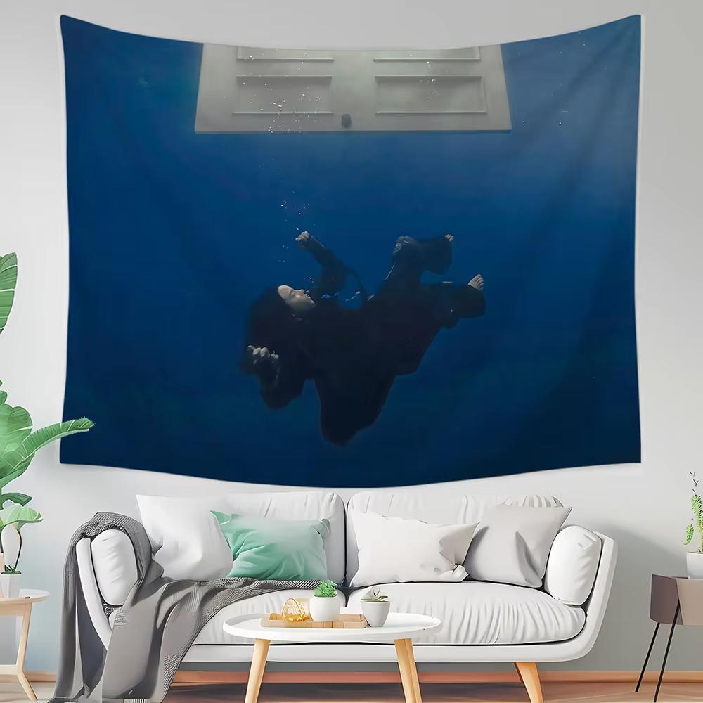1 Pc Hit Me Hard And Soft Album Music Tapestry for College Dorm Room Outdoor Party Decor