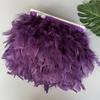 Пушистая отделка из перьев индейки, бахрома, лента 10 метров, перо марабу на тесьме, бахрома, швейная отделка, DIY, украшение для одежды, платья