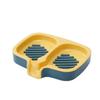 Двухъярусная мыльница с носиком: Настенный держатель для ванной комнаты и прачечной