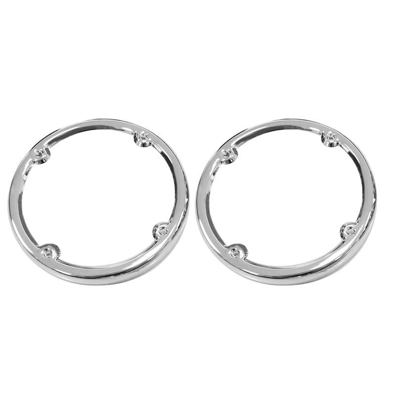 Precise Chrome Rear Tour-Pak Speaker Trim Accessories Parts Kit For Electra Street Glide Classic FLHTC