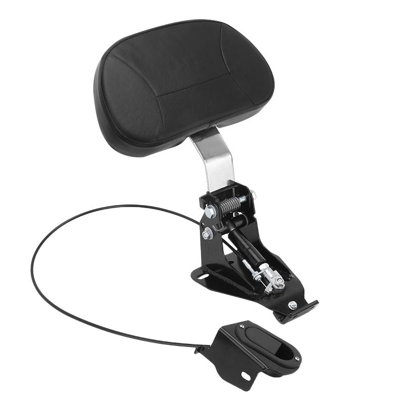 Черный комплект для крепления спинки водителя мотоцикла для Harley Touring CVO Street Glide Road King Classic 2009-2023