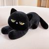 60 см Черно-серая кукла-кошка Симуляция Плюшевая игрушка Фигурка Кукла Мультфильм Аниме Милая Подушка Подушка Домашний Декор Детский День Рожд