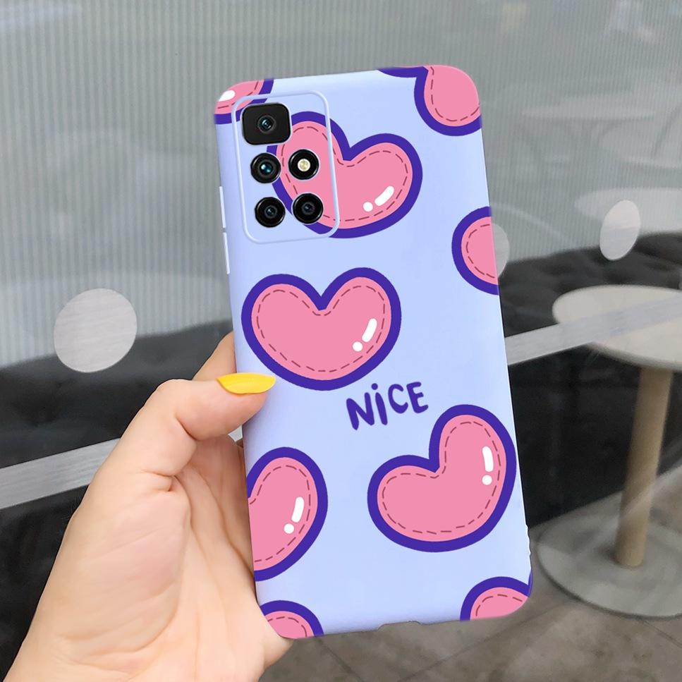 NEW Design For Cover Xiaomi Redmi 10 Case Cartoon Bumper Back Shockproof Soft TPU For Xiomi Redmi 10 Hongmi10 Redmi10 Phone Bag