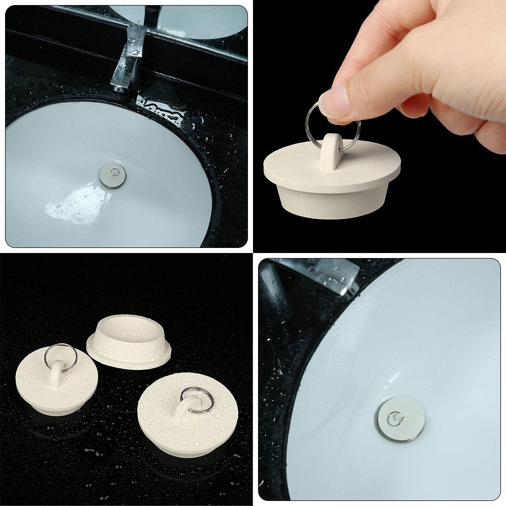 Rubber Washroom Kitchen Round Drain Cover Sewer Bathtub Stopper Bathroom Supplies
