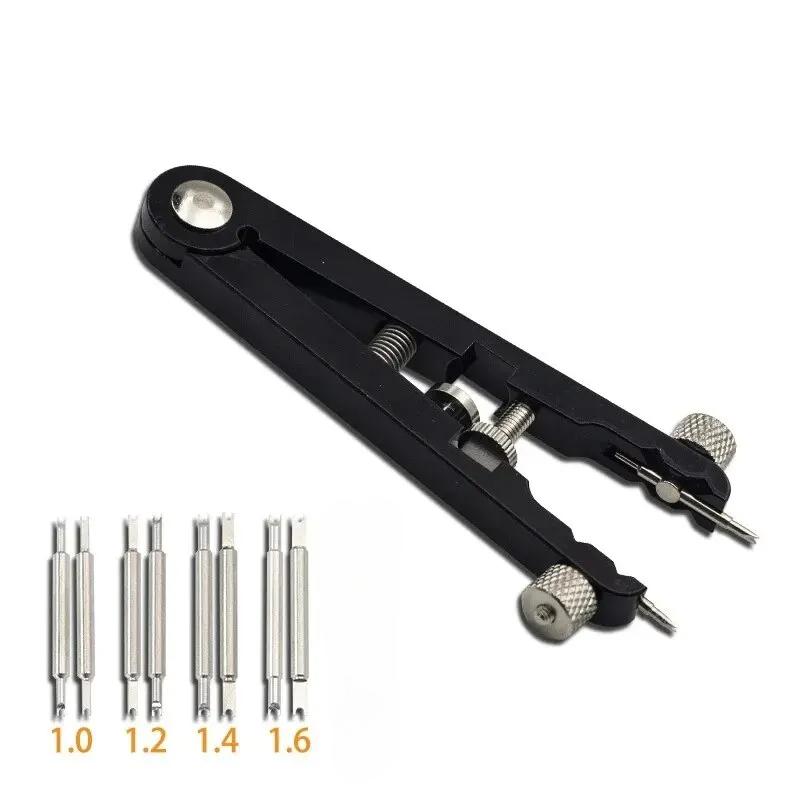 Плоскогубцы для снятия ремешка для часов Пружинный стержень Инструмент для снятия ремешка для часов из алюминиевого сплава V-образный регулировочный инструмент для ремонта