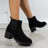 Женские ботильоны на платформе, женские ботильоны, осенняя мода, элегантные, искусственные, элегантные, лаконичные, однотонные, ботильоны на высоком каблуке