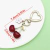 Creative Korean-style Resin Orange Keychain Pendant - Fresh Sweet Hanging Ornament Gift
