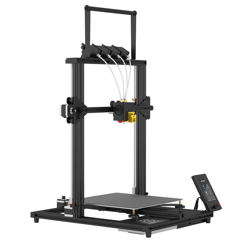 Refurbished:Zonestar Z8PM4 Pro Extruder 4-IN-1-OUT Color-Mixing 3D Printer LCD Screen High Precision Resolution DIY Kit - Black
