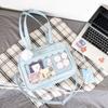 Сумка через плечо для женщин из искусственной кожи Itabag Прозрачная сумка JK Tote Сумка-тоут Сумки Ita bag Crossbody Сумка