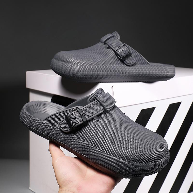 Унисекс летние нескользящие закрытые уличные шлепанцы в стиле Birkenstock 2025