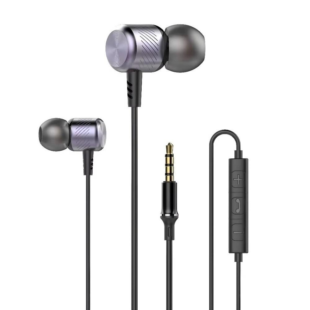 Noise Reduction Wired Headphones Stereo Sound Bass Earphones With Mic Music Headset Sport Music