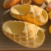 Creative Pineapple Bread Slippers Women's Summer Feet Feeling Soft Thick Sole Anti Slip Home Cool Slippers Ins