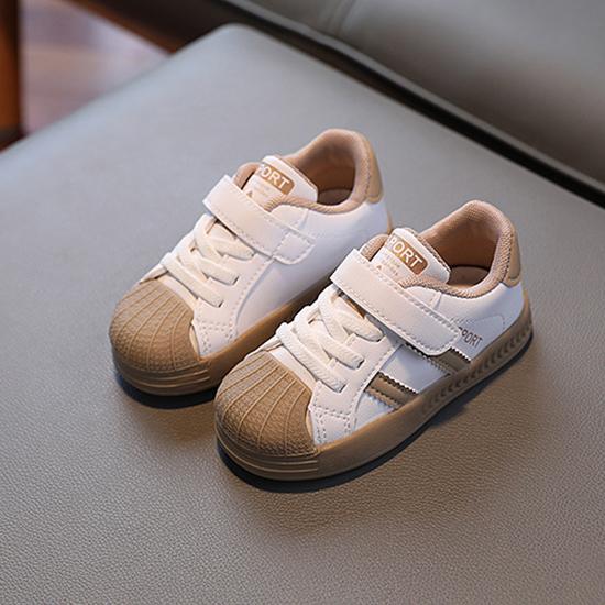 Spring and Autumn Children's Shoes Baby Shoes Shell Top Board Shoes Boys and Girls' Little White Shoes Fashion Children's Shoes