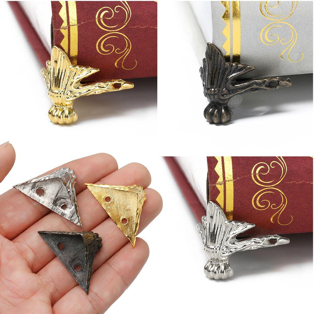DIY Vintage Case Furniture Hardware Antique Bronze Box Decor Corner Brackets Corner Protector