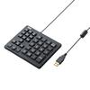 SANWA SUPPLY Waterproof and Dustproof Numeric Keypad NT-BS1BK Black