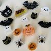 Hair Claw Clips Halloween Theme Hair Jaw Clamps Spooky Pumpkin Hair Catch Barrettes Strong Hold Hairpin for Girls