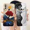 Cute Cartoon Cover For Huawei P30 lite Case 6.15" P30lite Soft Silicone Phone Case For Huawei Nova 4e Nova4e Matte Back Cover
