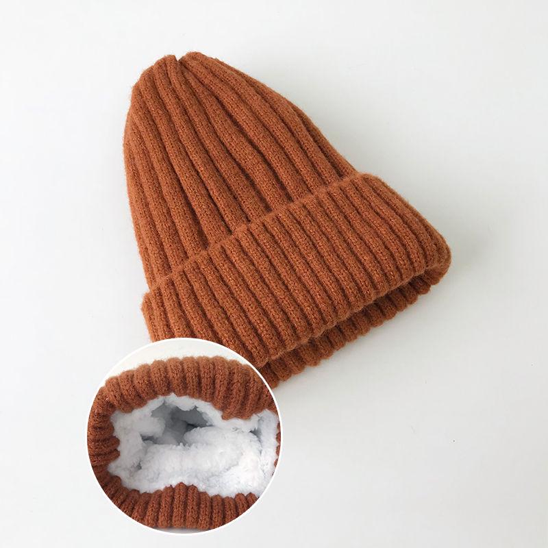 Windproof Hat Winter Warm Hat Thick Hat Fashion Woman Hat Plush Cotton Hat Trendy Wild Hat