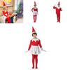 Soft And Breathable Cotton Elf On The Shelf Costume For Halloween