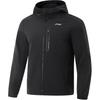 Li Ning Fitness Series Brand Logo Casual Comfortable Zip Jacket Men Jackets Black AFDV071-1