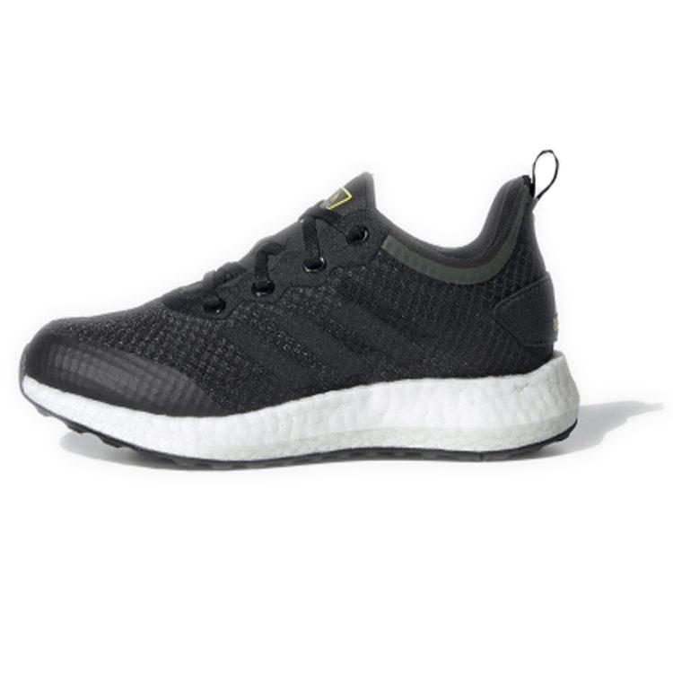 adidas Lux J Классические и универсальные с амортизацией Низкие детские беговые кроссовки Черно-белые Подростковые EG4597